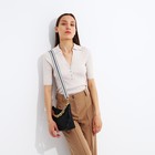 Сумка женская на молнии, цвет чёрный - фото 22353786