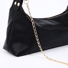 Сумка женская багет на молнии, 26×8×12 см, чёрная - Фото 7