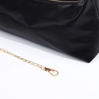 Сумка женская багет на молнии, 26×8×12 см, чёрная - Фото 5