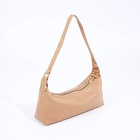 Сумка женская багет на молнии, 26×8×12 см, бежевая - Фото 8