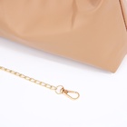 Сумка женская багет на молнии, 26×8×12 см, бежевая - Фото 5