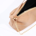 Сумка женская багет на молнии, 26×8×12 см, бежевая - Фото 3