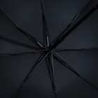 Зонт механический «FCKNG WTHR», 8 спиц, d=95, цвет чёрный - Фото 4