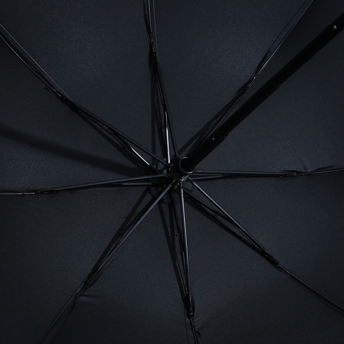 Зонт механический «Море по колено», 8 спиц, d=95, цвет чёрный - фото 1885691116