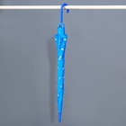 Зонт-трость «Яркие бабочки», 8 спиц, d = 90 см, цвет синий - Фото 5