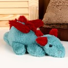 Мягкая игрушка «Дракон», 30 см, цвет голубой - Фото 3