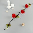 Декор тинги "Роза вечерняя" 150 см, МИКС - фото 22354132