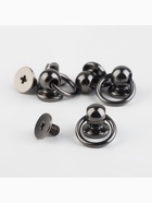 Кобурный винт d=6/8×9 мм, с кольцом d=10 мм, 4 шт., цвет чёрный никель - Фото 2