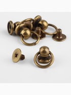 Кобурный винт d=6/8×9 мм, с кольцом d=10 мм, 4 шт., цвет бронзовый - Фото 2