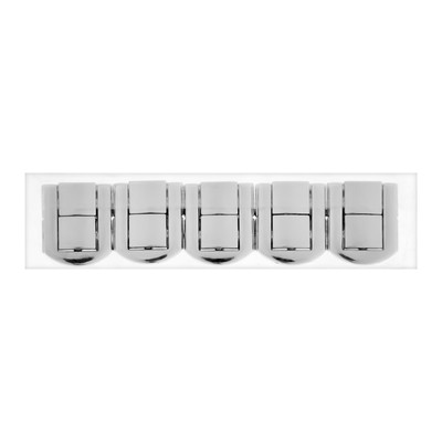 Замок-защелка на ящик ZM01, 2.5×2 см, цвет хром