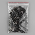 Кнопка установочная, Альфа (S-образная), d=12 мм, чёрная, матовая - Фото 4