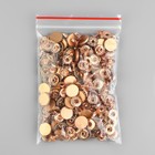 Кнопка установочная, Альфа (S-образная), d=12 мм, цвет золотой матовый - Фото 4