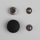 Кнопка установочная, Альфа (S-образная), d = 20 мм, цвет чёрный матовый - Фото 3