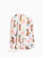 Рюкзак школьный на молнии, с карманом, с принтом, размер 30×12×43 см, белый/розовый - Фото 10