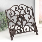 Фигура - подставка для книги, бумаг «Ажурная ковка», 4.5×27×29.5 см - Фото 1