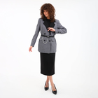 Ремень женский, ширина 2.4 см, пряжка металл, цвет чёрный 9613943