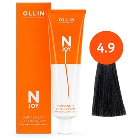 Крем-краска для волос перманентная Ollin Professional N-Joy, тон 4/9, шатен зелёный, 100 мл