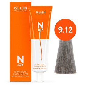 Крем-краска для волос перманентная Ollin Professional N-Joy, тон 9/12, блондин пепельно-фиолетовый, 100 мл