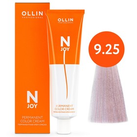 Крем-краска для волос перманентная Ollin Professional N-Joy, тон 9/25, блондин фиолетово-махагоновый, 100 мл