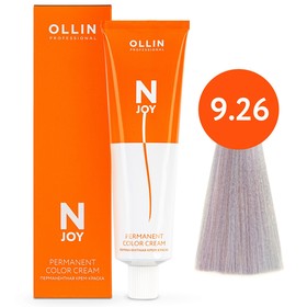 Крем-краска для волос перманентная Ollin Professional N-Joy, тон 9/26, блондин фиолетово-красный, 100 мл