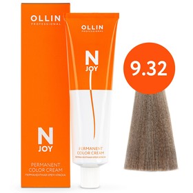 Крем-краска для волос перманентная Ollin Professional N-Joy, тон 9/32, блондин золотисто-фиолетовый, 100 мл