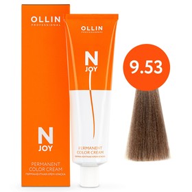 Крем-краска для волос перманентная Ollin Professional N-Joy, тон 9/53, блондин махагоново-золотистый, 100 мл