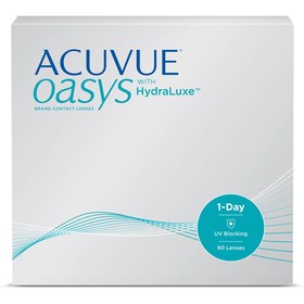 Контактные линзы 1-Day ACUVUE Oasys with Hydraluxe, -5.25/ 9.0, в наборе 90шт.