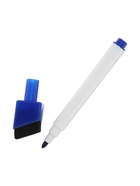 Маркеры на водной основе со стиралкой и магнитом, набор — 4 шт., синие - Фото 4