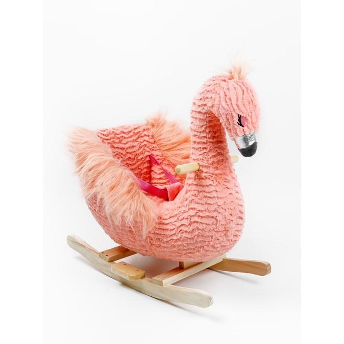 Качалка Фламинго AmaroBaby Flamingo, 59х35х66 см, розовый