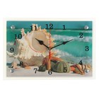 Часы-картина настенные, серия: Море, "Ракушки", 30х20 см - фото 9821899