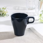 Кружка керамическая Доляна Coffee break, 280 мл, цвет синий - фото 319601779