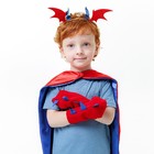 Карнавальный ободок «Дракон», цвет красный - фото 31002402 Карнавальный ободок «Дракон», цвет красный - фото 31002402