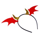 Карнавальный ободок «Дракон», цвет красный - фото 31002405 Карнавальный ободок «Дракон», цвет красный - фото 31002405