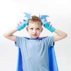 Карнавальный ободок «Дракон», цвет голубой - Фото 2