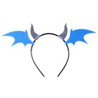Карнавальный ободок «Дракон», цвет голубой - Фото 4