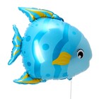 Шар фольгированный 30" «Рыбка голубая» - Фото 1