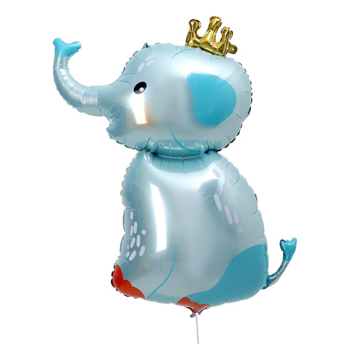 Шар фольгированный 39 «Слон в короне»