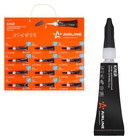 Клей супер цианакрилатный Airline Extra Strong, 3 г, блистеры на подложке - Фото 3