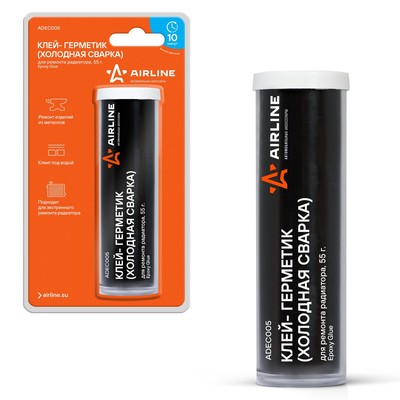 Клей-герметик - холодная сварка Airline, для ремонта радиатора, 55 г, блистер