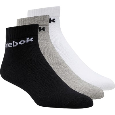 Носки унисекс Reebok ACT CORE ANKLE SOCK 3P, размер 43-45 RUS