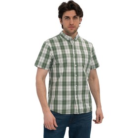 Рубашка мужская Lee Cooper Short Sleeve Check Shirt, размер 46 RUS