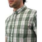 Рубашка мужская Lee Cooper Short Sleeve Check Shirt, размер 46 RUS - Фото 4