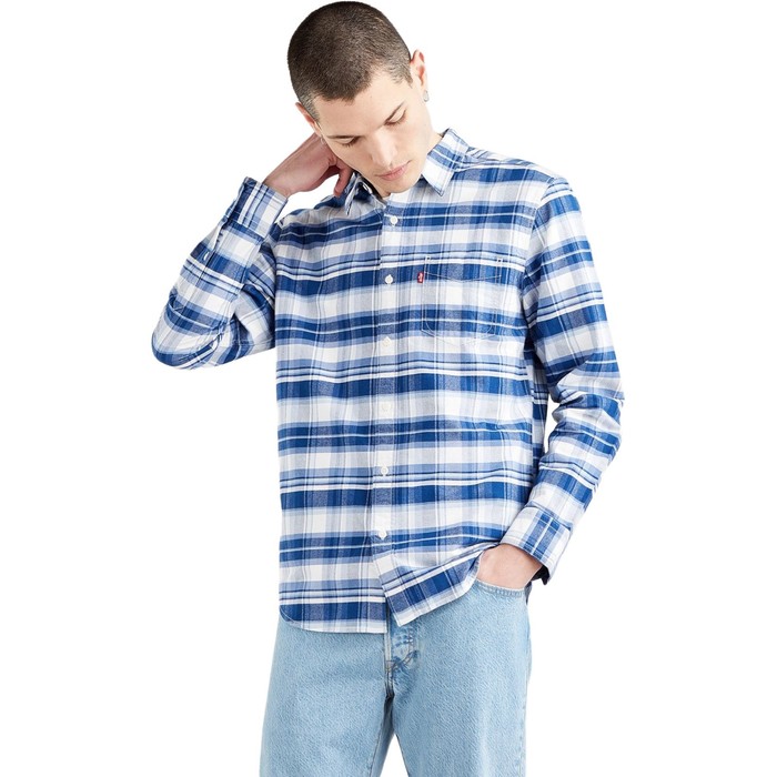 Рубашка мужская Levis Men Sunset 1 Pocket Standard Fit Shirt, размер 46 RUS