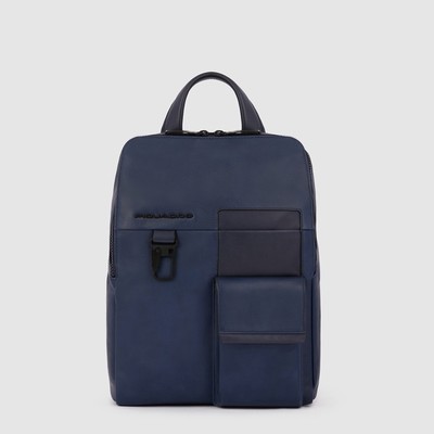 Рюкзак мужской для ноутбука Piquadro Zaino in pelle porta PC 11,00", размер 27 х 34 х 13 см