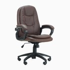 Кресло руководителя Клик мебель 6066, коричневое - фото 319602172