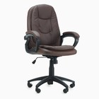 Кресло руководителя Клик мебель 6066, коричневое - Фото 5
