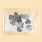 Фурнитура для бижутерии «Сердечко мини», нержавейка, 1,4 х 2,5 см, 15 шт (комплект 15 шт) - фото 22355684