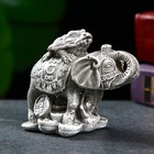 Фигура "Слон на деньгах" под камень, 7,5х4,5х6см - фото 7536930