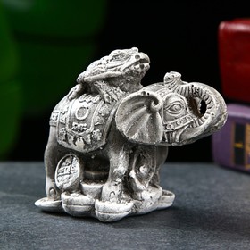 Фигура Слон на деньгах под камень, 10х8,5х6см