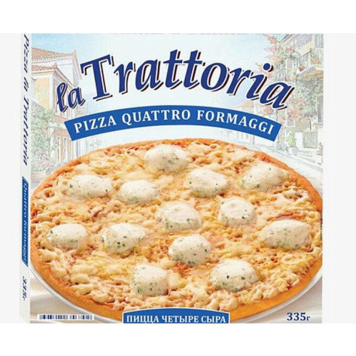 Пицца 4 сыра La Trattoria 335 г (8158049) - Купить по цене от 187.00 ...